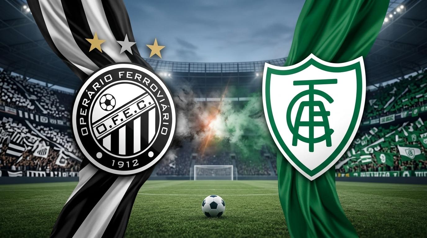 Operario-PR x América Mineiro ao vivo hoje! Onde assistir, gols, melhores momentos, horário e escalações