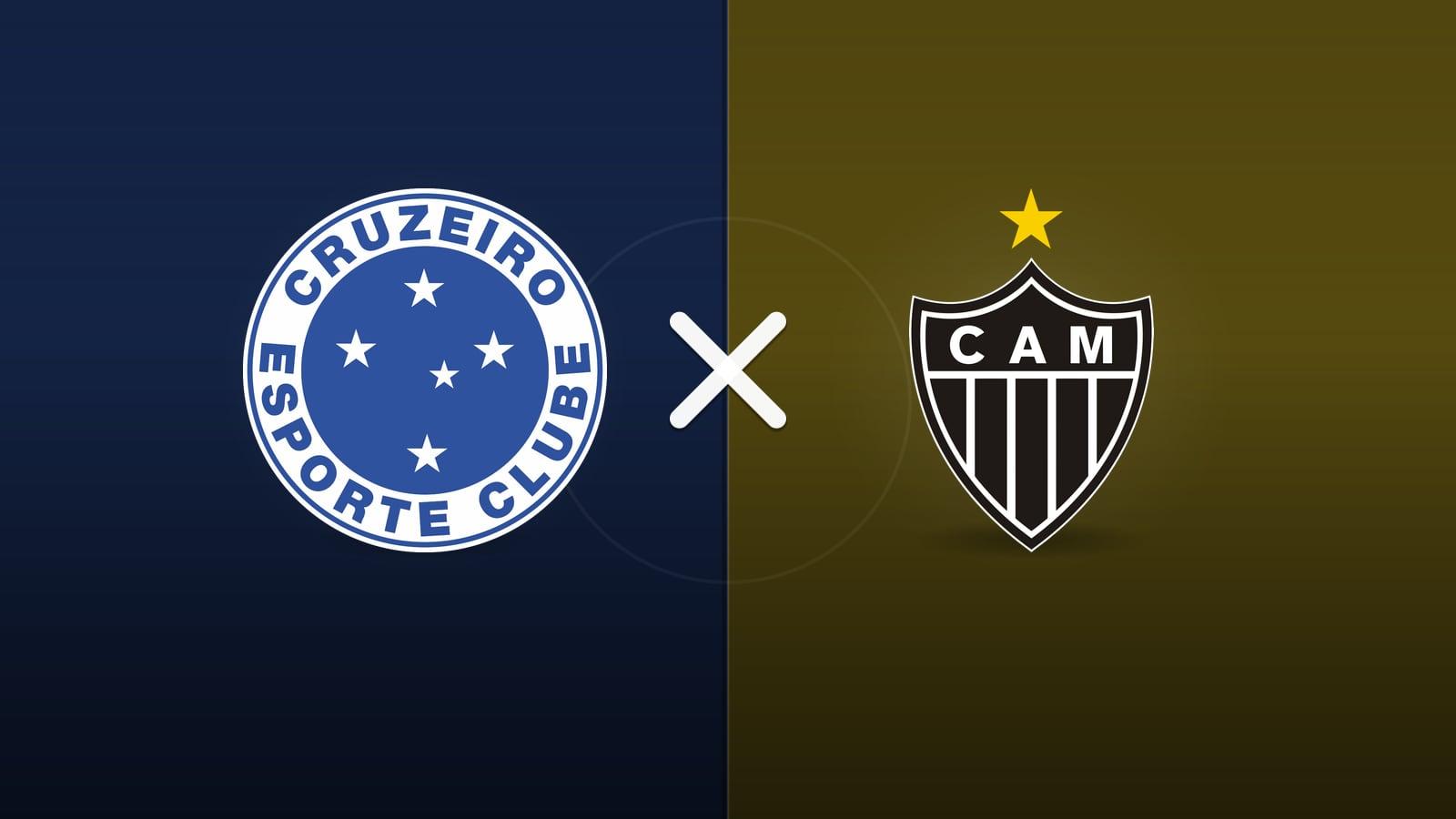 Cruzeiro x Atlético-MG jogam hoje às 21h00 pela Copa Do Brasil. Foto: Diário 24 Horas / Montagem