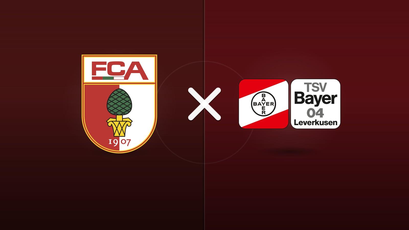 FC Augsburg x Bayer Leverkusen jogam hoje às 10h30 pela Bundesliga. Foto: Diário 24 Horas / Montagem