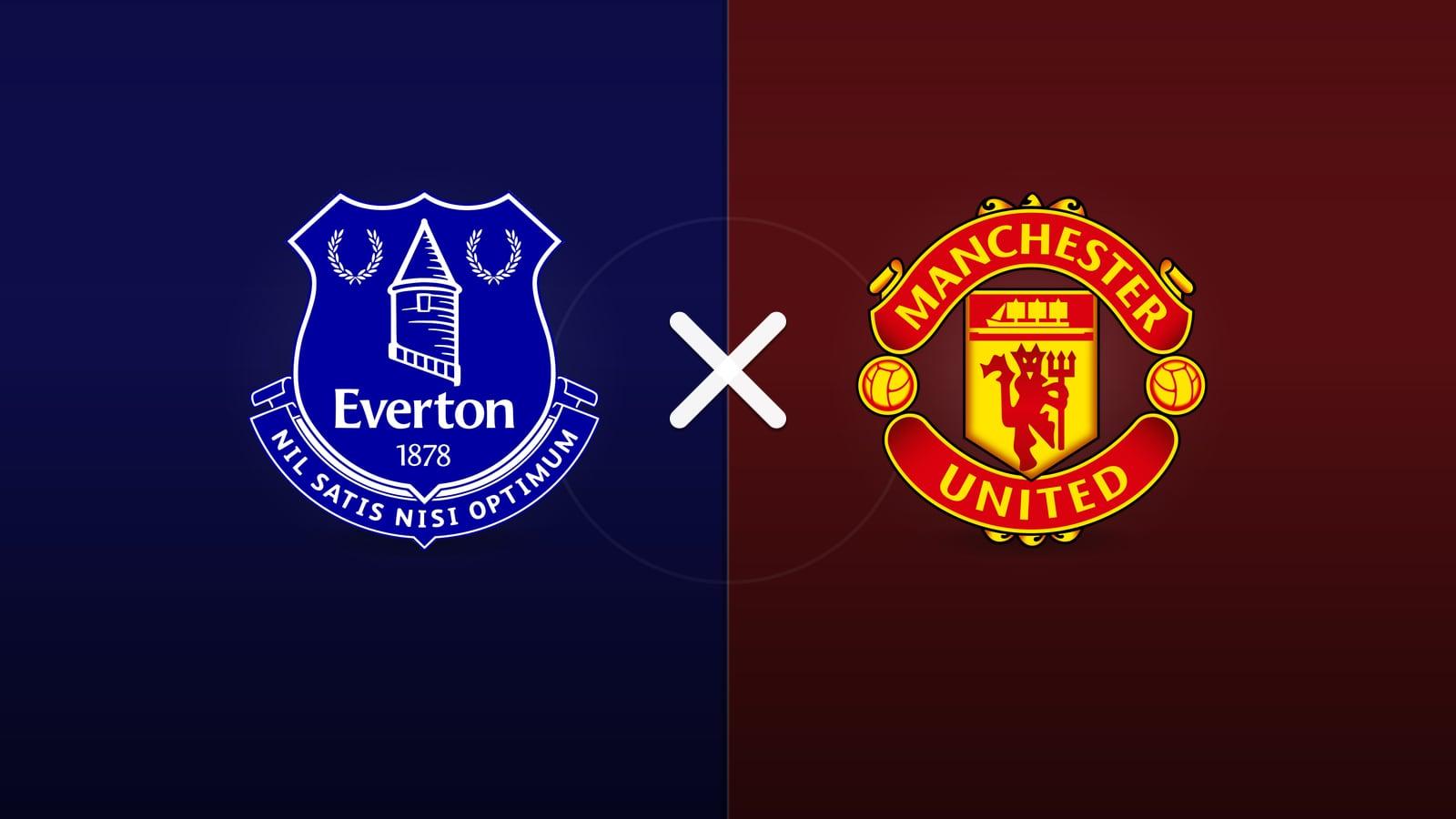 Everton x Manchester United jogam hoje às 10h00 pela Premier League. Foto: Diário 24 Horas / Montagem