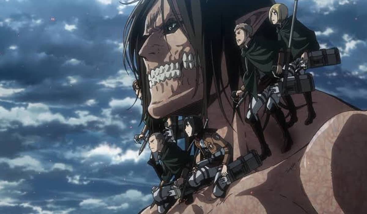 Nova arte de Attack on Titan celebra o final do anime