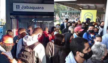 Uma frota de 200 ônibus está fazendo a ligação entre estações de metrô e o centro de São Paulo