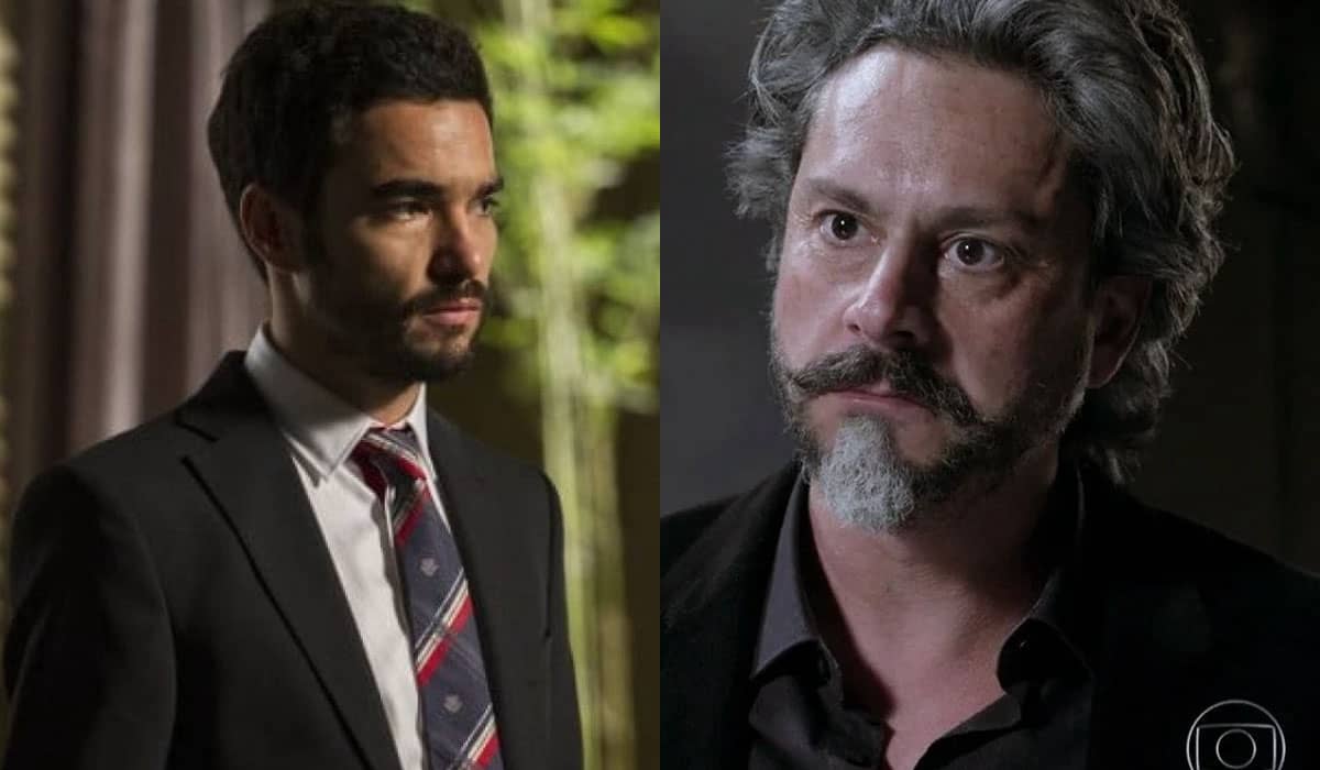 José Pedro tenta chamar a atenção do pai com um esquema facilmente identificável na empresa. Foto: Globo