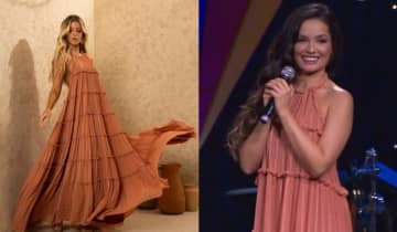 O vestido longo utilizado por Juliette na live de Gilberto Gil fez um grande sucesso entre os espectadores no último domingo (13)