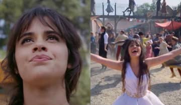 O teaser oferece um pequeno vislumbre da cantora Camila Cabello dando vida à icônica personagem dos contos de fadas