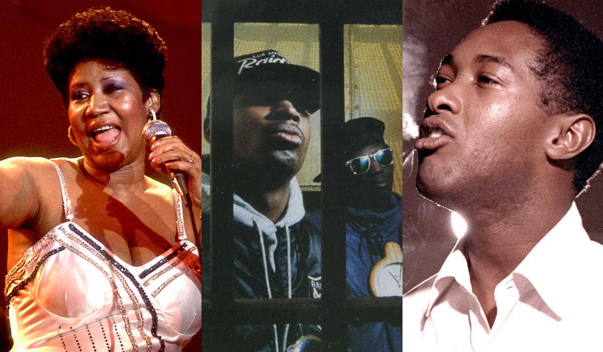 Aretha Franklin, Public Enemy e Sam Cooke ocupam as três primeiras posições da lista atualizada