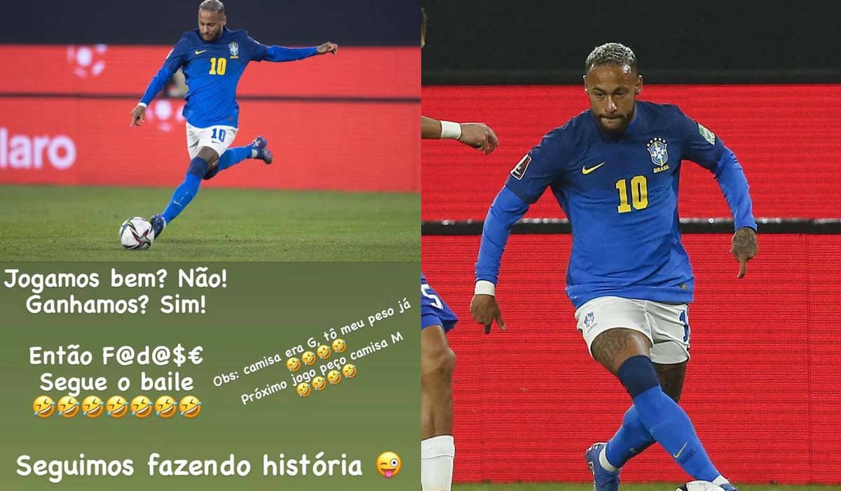 O atacante utilizou as redes sociais para debochar dos internautas que o criticaram após o jogo contra o Chile