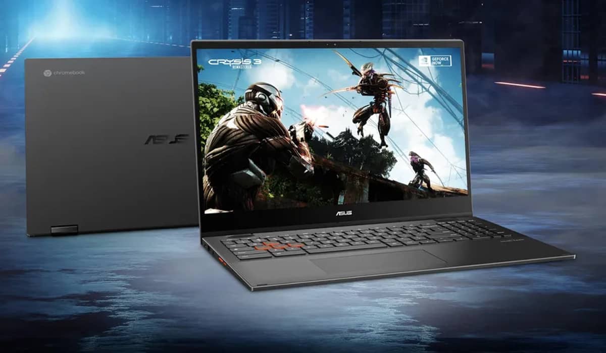 Google lança chromebooks voltados para o público gamer. Fonte: Divulgação/ASUS