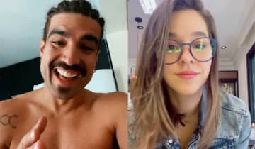 Caio Castro e Thati Lopes iniciaram a semana comemorando o sucecsso de 'Esposa de Aluguel'. Foto: Reprodução/Instagram