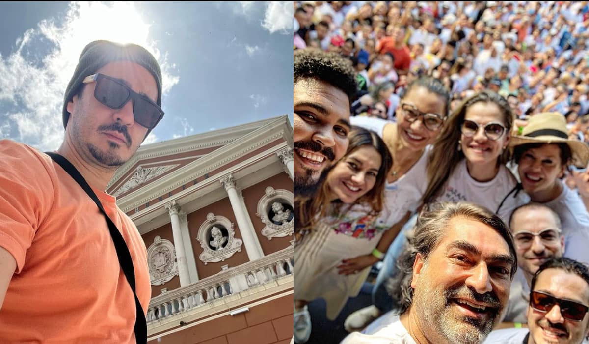 Thales Bretas, Bárbara Paz, Marcos Veras, Zaca Camargo, entre outros artistas, celebraram o Círio de Nazaré. Foto: Reprodução/Instagram