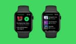 Spotify atualiza sua interface para Apple Watch. Fonte: Divulgação/Spotify
