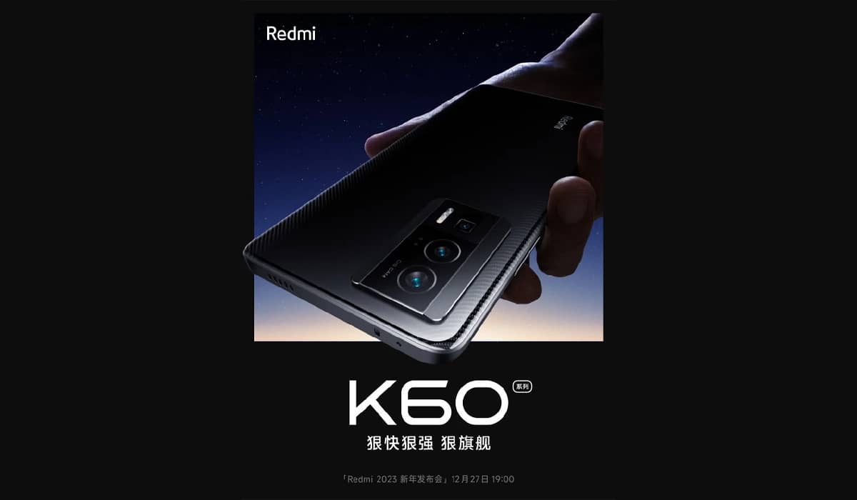 Linha Redmi K60 deve ser lançada ainda neste ano. Fonte: Divulgação/Xiaomi