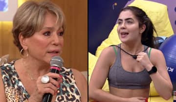 Susana Vieira defende Jade no 'Encontro com Fátima Bernardes'. Fonte: Reprodução/Globo