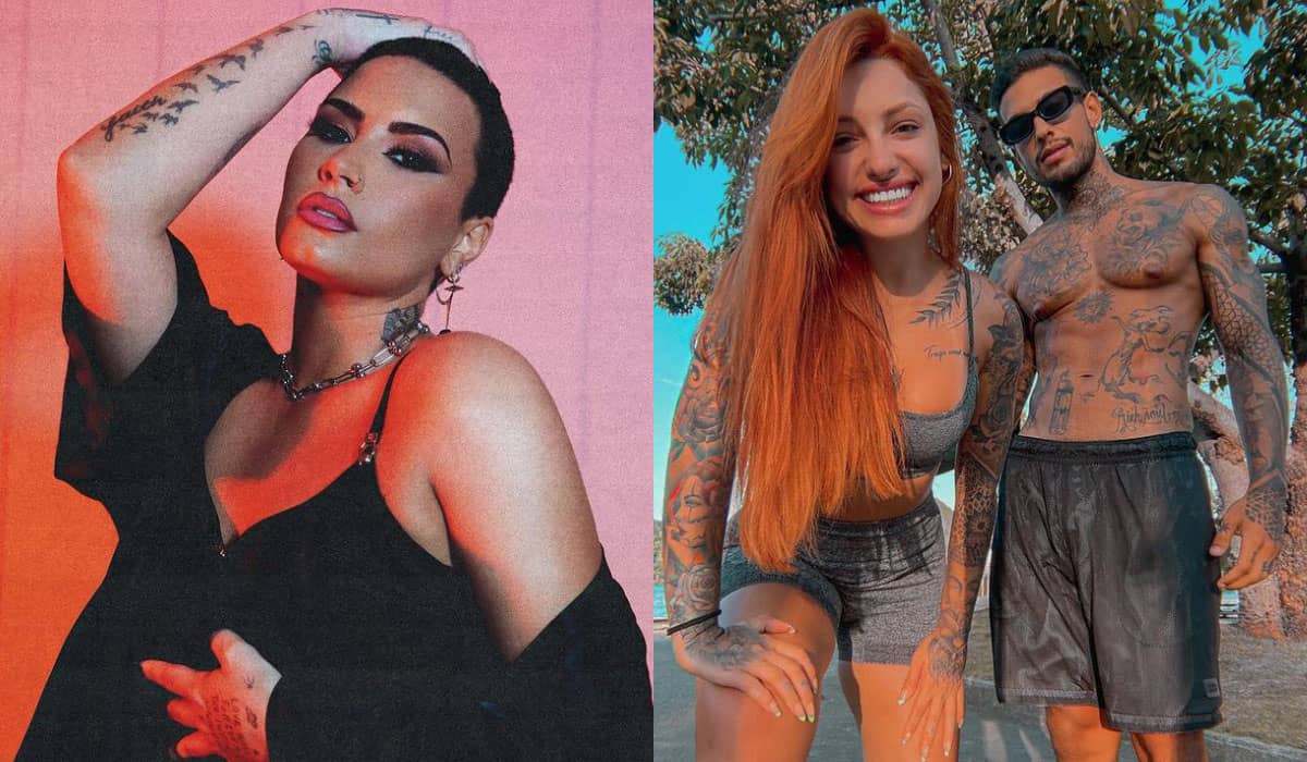 Demi Lovato declarou torcida para Brenda Paixão e Matheus Sampaio. Foto: Reprodução/Instagram