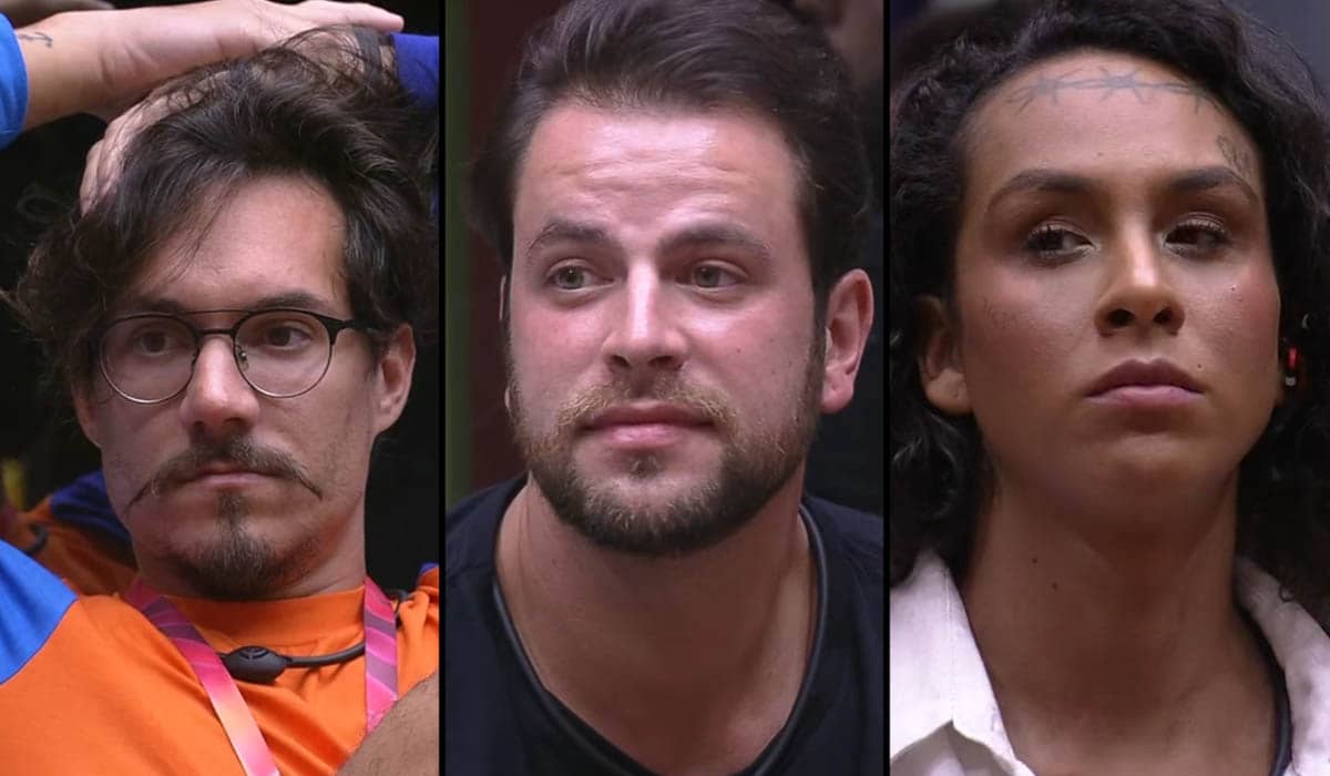 Eliezer, Gustavo e Lina estão no paredão do BBB 22