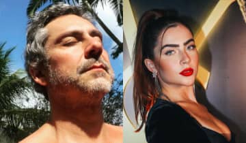 Alexandre Nero e Jade Picon vão atuar juntos na próxima novela das nove da Globo. Foto: Reprodução/Instagram