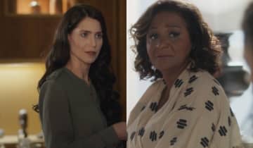 Martha fica cada vez mais desconfiada de Regina em Cara e Coragem. Foto: Reprodução/Globo