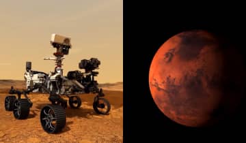 Perseverance coletou amostras do solo marciano para enviar à Terra. Fonte: Reprodução/YouTube