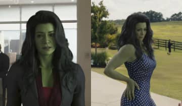 Tatiana Maslany disse que o corpo da mulher hulk foi feito totalmente por CGI. Foto: Reprodução/YouTube. 