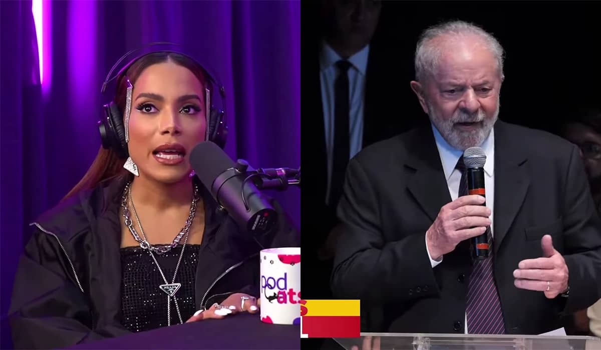 Lula fica animado com apoio de Anitta e promete 'se arriscar da dança', brinca. Foto: Reprodução/YouTube.