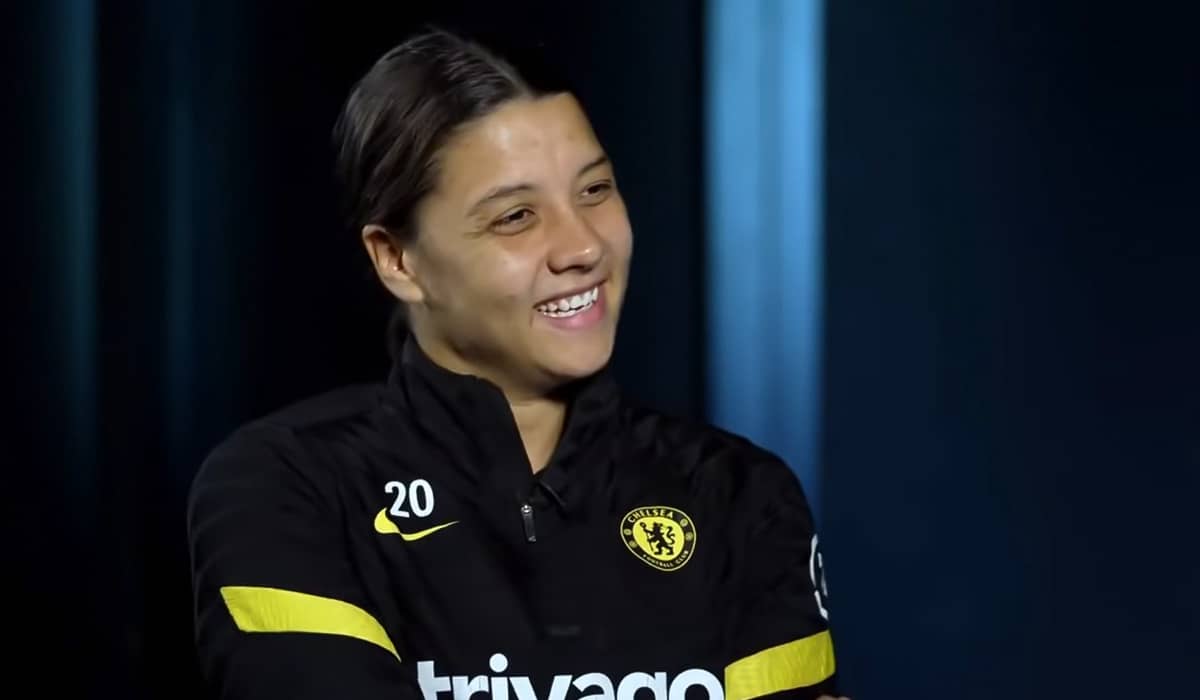 Sam Kerr estrela capa do novo Fifa 23. Fonte: Reprodução/YouTube