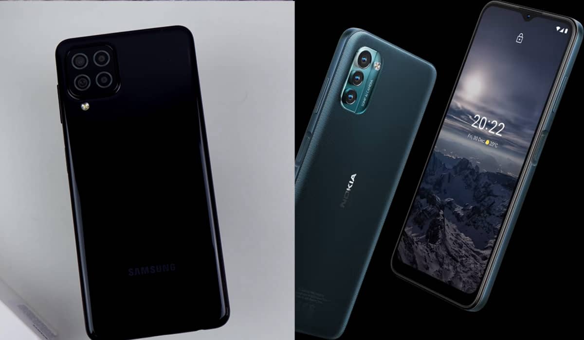 Nokia G21 e Samsung A22 se encontram na mesma faixa de preço. Fonte: Reprodução/YouTube
