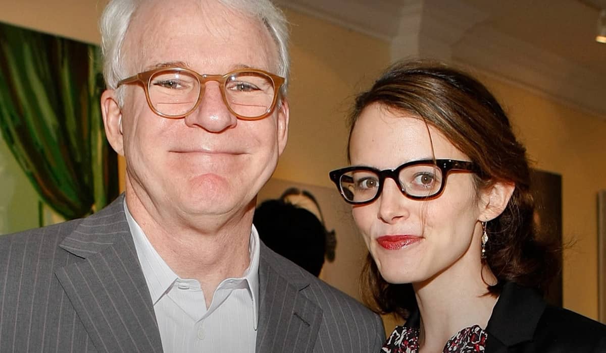 Steve Martin e sua esposa, Anne Stringfield. Foto: Reprodução/YouTube.