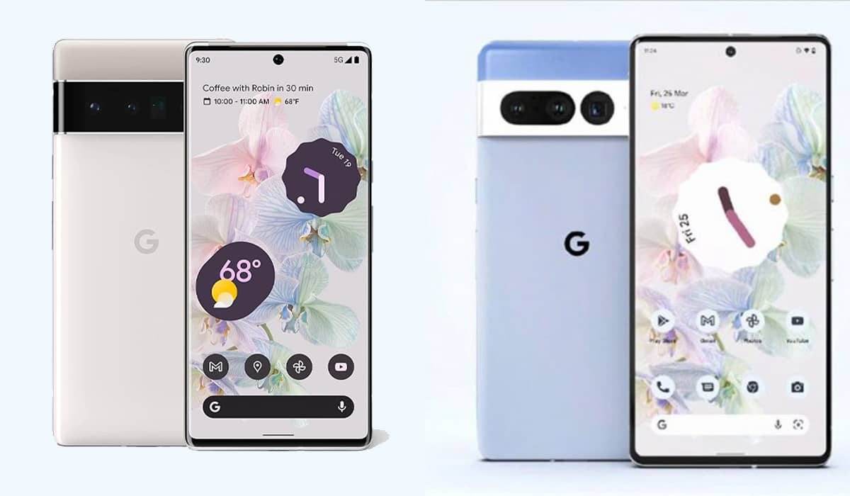 Saiba as principais diferenças entre o Google Pixel 6 e o Pixel 7. Fonte: Divulgação/Google