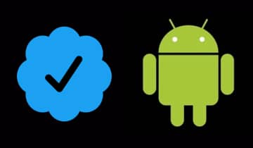 Twitter Blue está disponível para Android. Fonte: Divulgação/Twitter e Divulgação/Android
