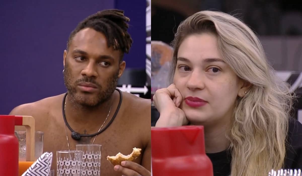 Fred Nicácio e Marília descobrem quem fica e quem sai do BBB 23. Foto: Reprodução/Globo