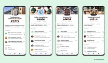 Recurso Comunidades do WhatsApp já está disponível no Brasil. Fonte: Divulgação/WhatsApp