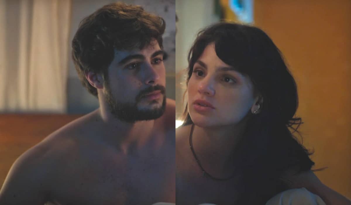 Hélio desconfia que Petra sabe quem matou Agatha. Fonte: Reprodução/Globo