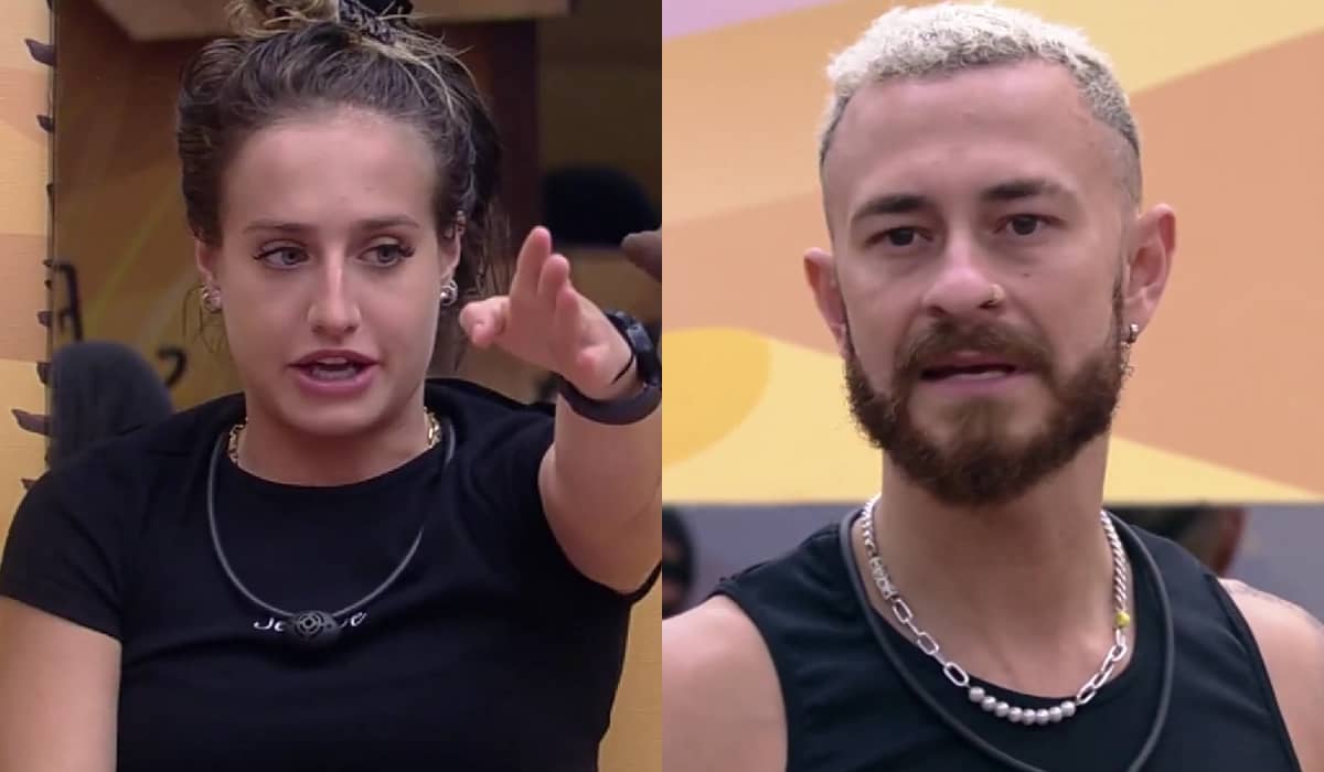 Bruna e Fred discordaram em relação a desfazer o grupo. Foto: Reprodução/Globo