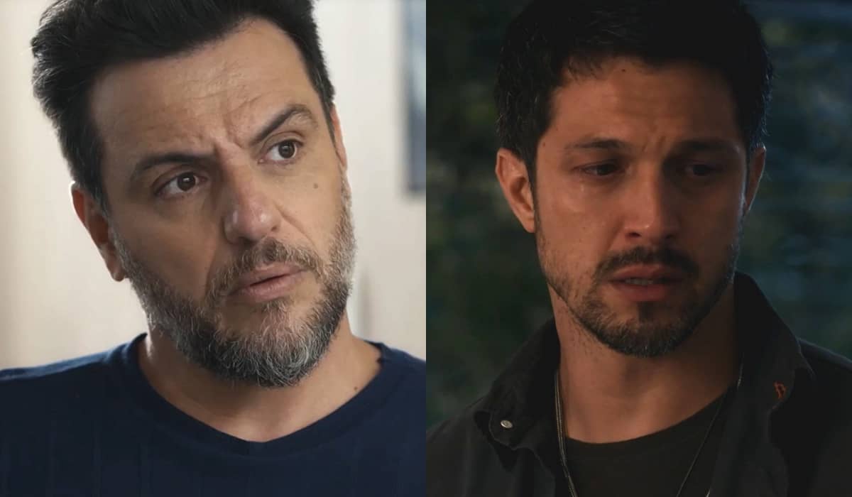 Moretti surta e acredita que Oto quer destruí-lo. Fonte: Reprodução/Globo