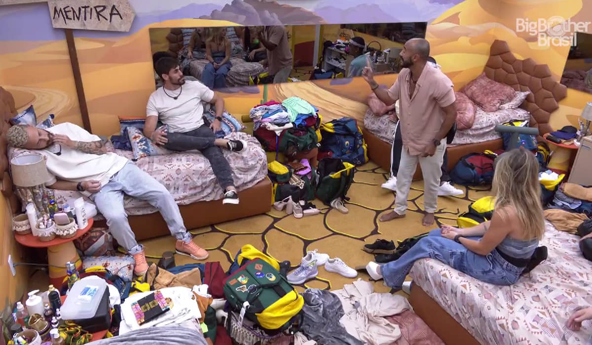 Ao que tudo indica, o grupo Deserto chegou ao fim no BBB 23. Foto: Reprodução/Globo