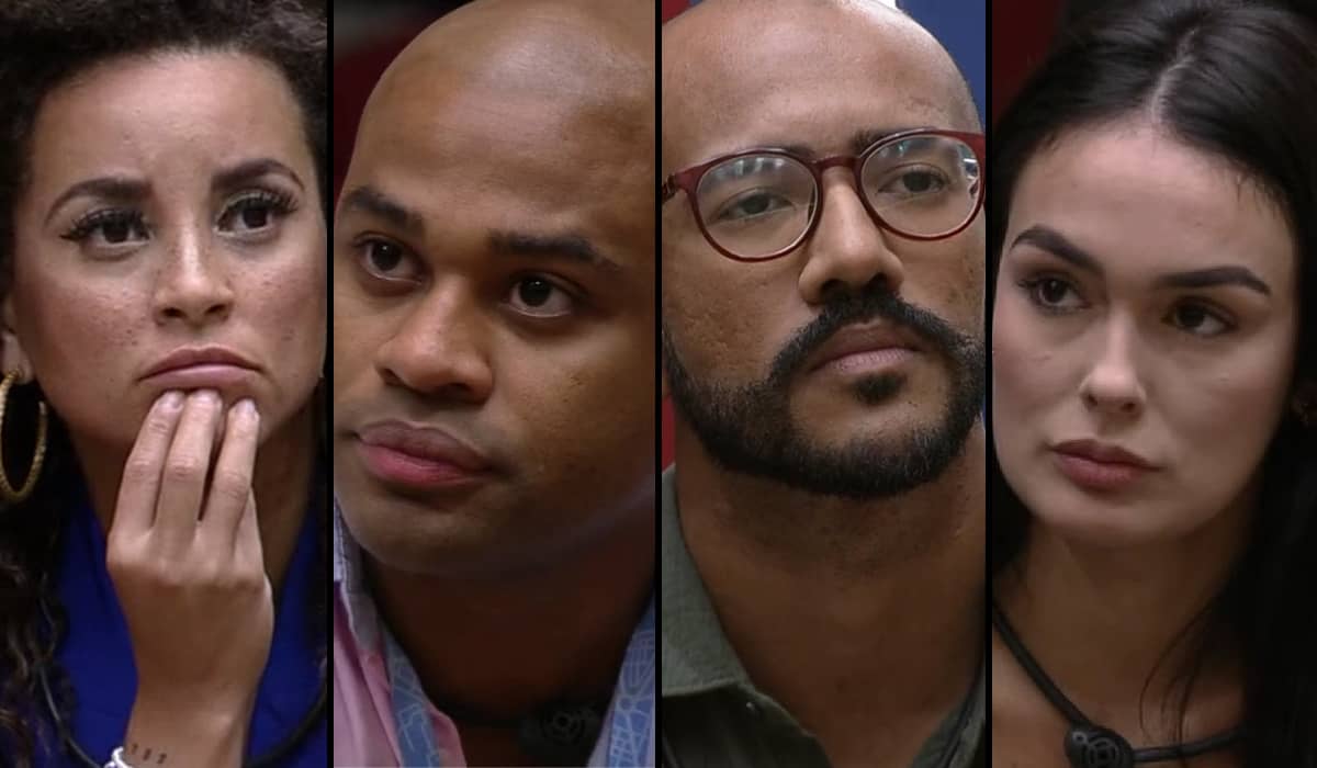 Domitila, Black, Ricardo ou Larissa: quem sai do BBB 23? Foto: Reprodução/Globo