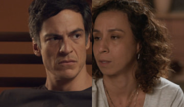 Jonas fica indignado com Adriana em Elas por Elas. Foto: Reprodução/Globo