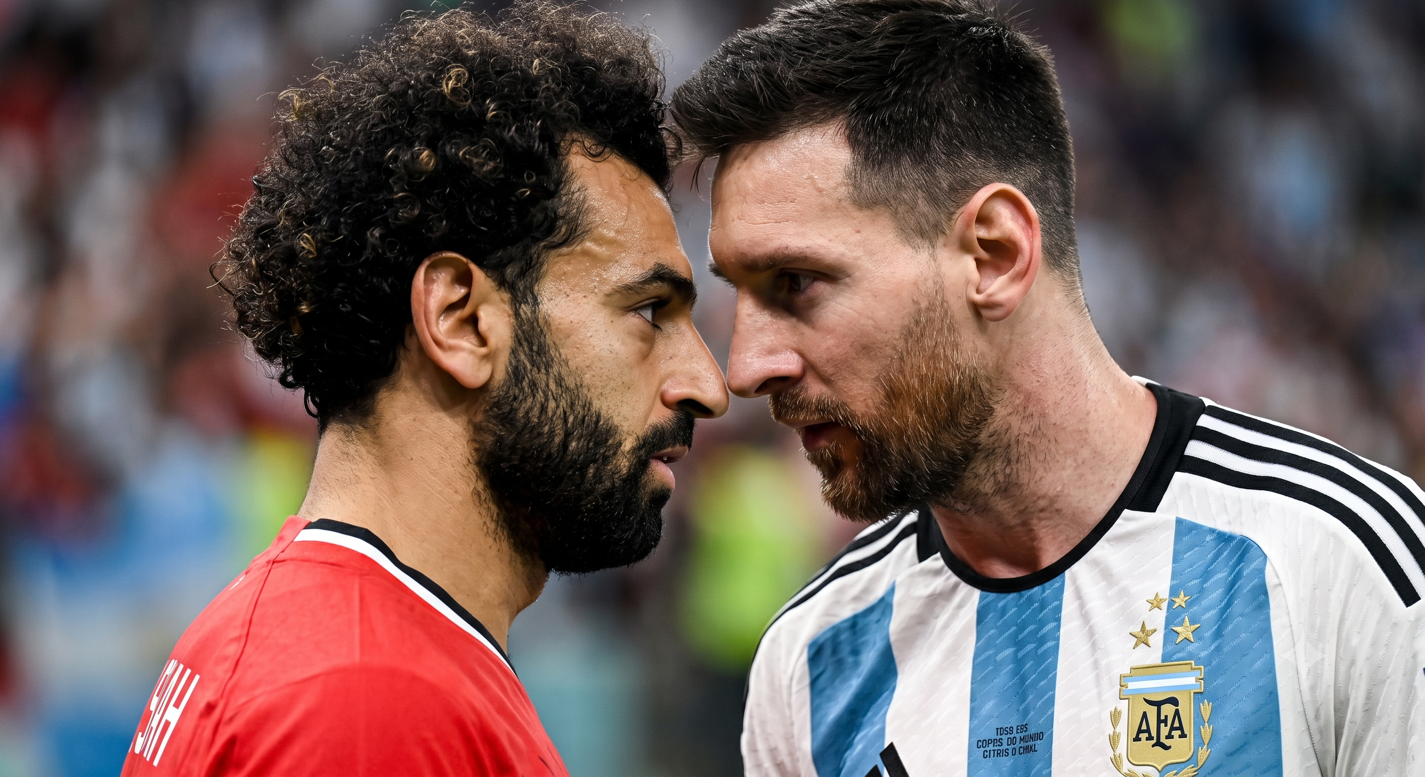 Salah e Messi comandam suas seleções no jogo de hoje.