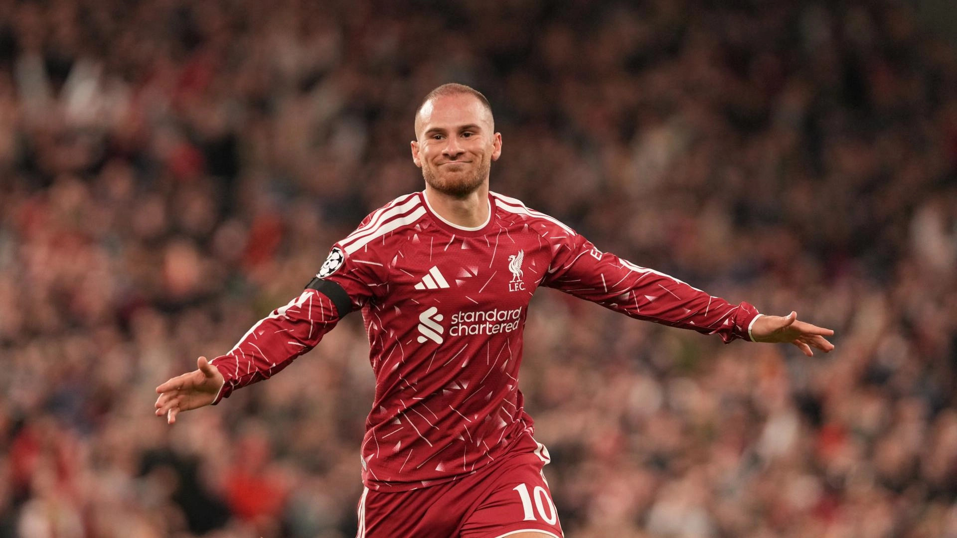 Argentino Mac Allister foi um dos principais nomes na vitória de ontem. Foto: LiverpoolFC.com