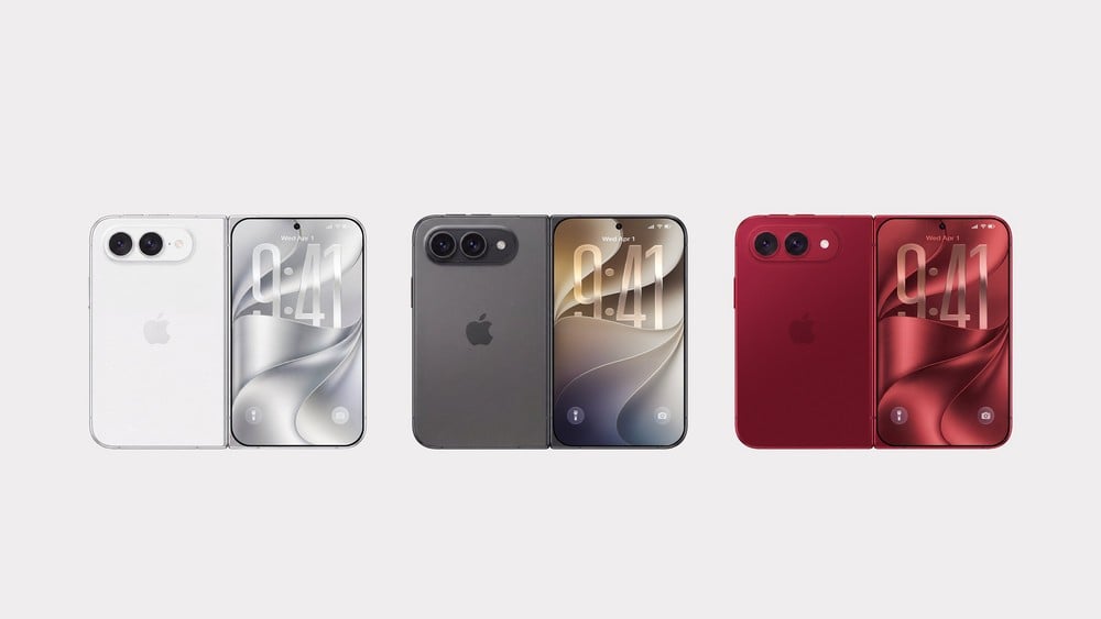 Dobrável da Apple chega em várias cores. Foto: Divulgação.