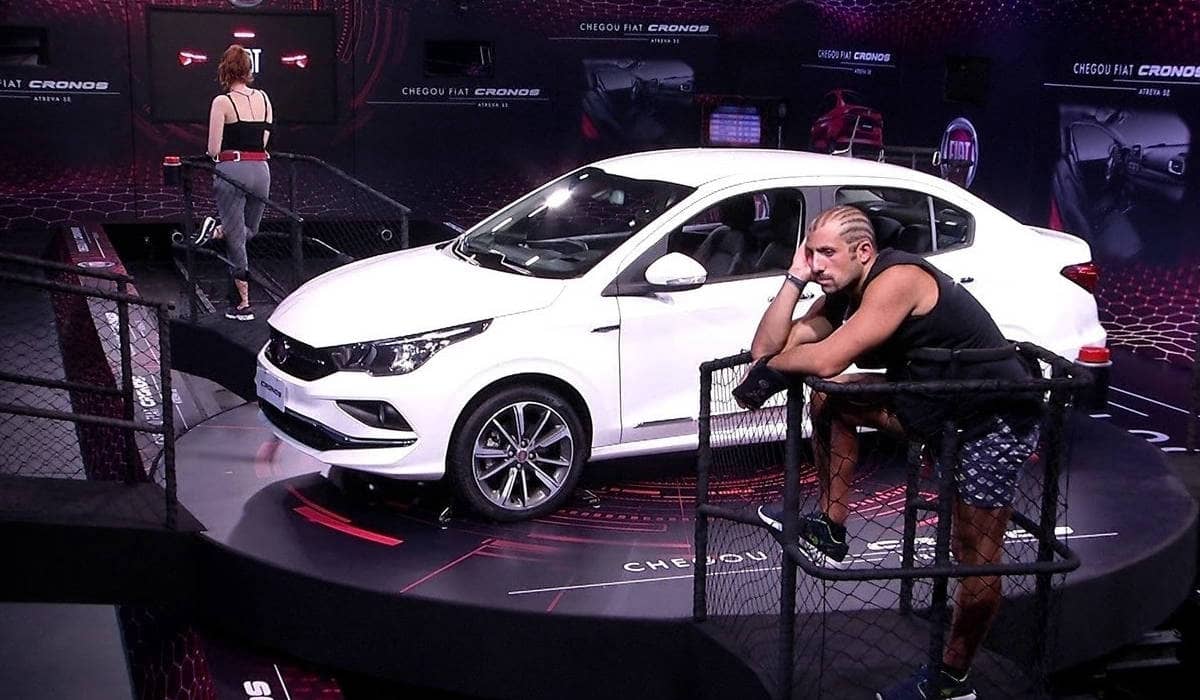 Ana Clara e Kaysar chegaram a quase 43 horas de prova e só pararam porque Tiago Leifert precisou interrompe-los