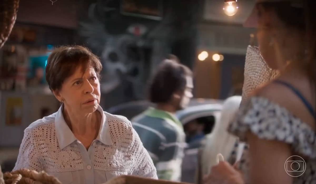 Célia é a mãe biológica de Rebeca. Fonte: Reprodução/Globo