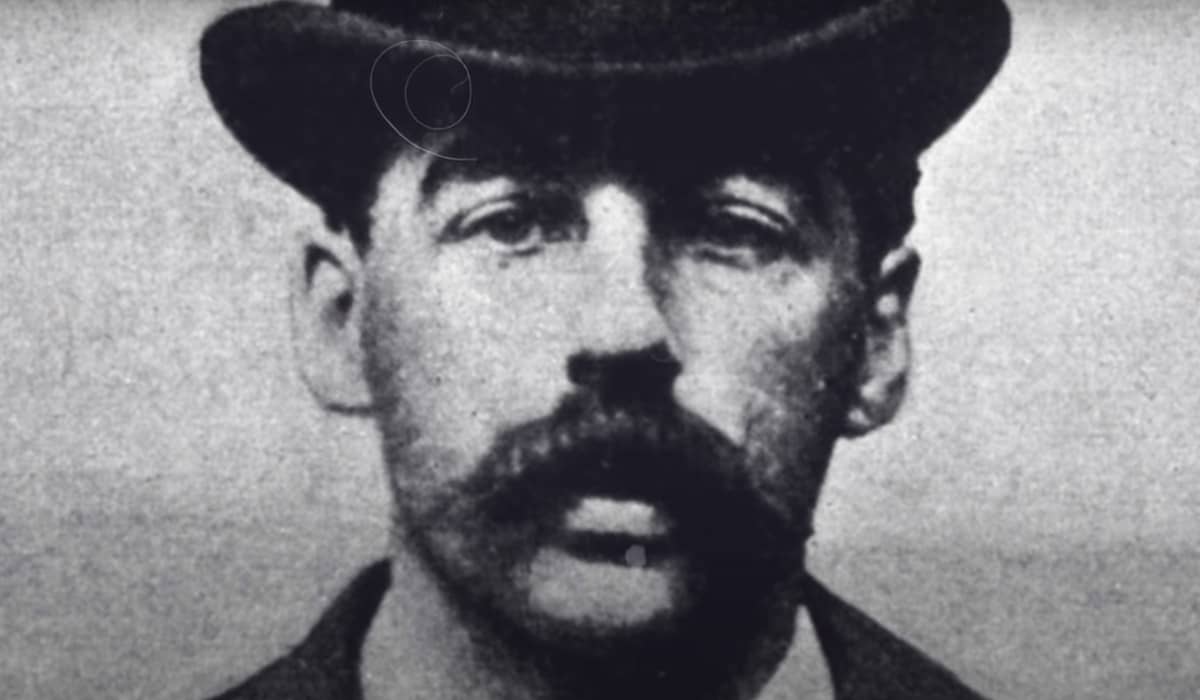 H. H. Holmes, o primeiro serial killer dos EUA. Foto: Reprodução/YouTube.
