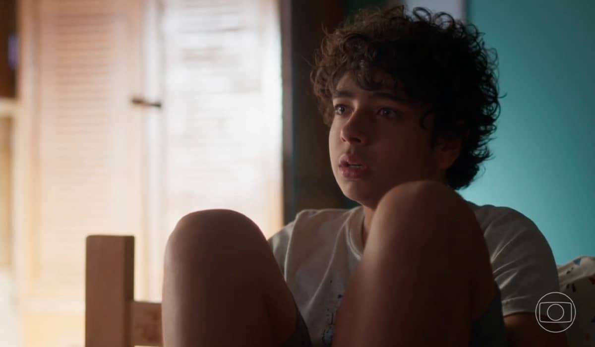 Gui não gosta de ter que morar com Moa e Chiquinho. Fonte: Reprodução/Globo