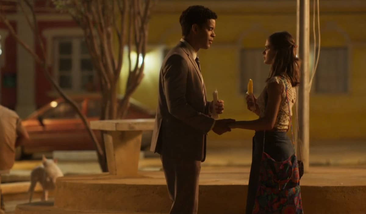 Tomás se declara para Rosinha na novela das seis. Foto: Reprodução/Globo