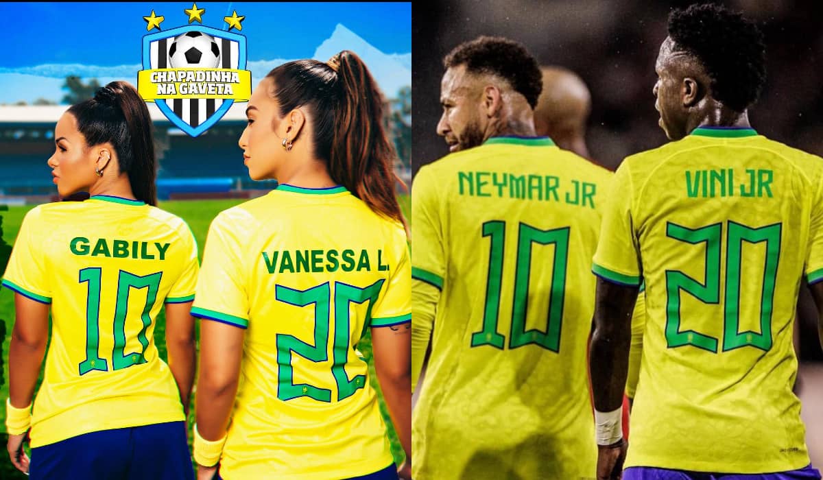 A música faz referência aos jogadores da seleção Neymar e Vini Jr. Foto: Reprodução/Instagram