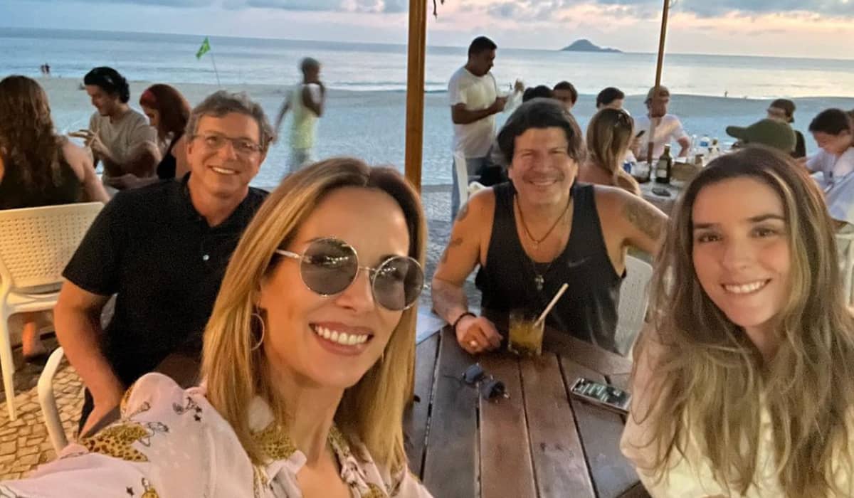Paulo Ricardo divulgou o encontro com Boninho e esposas nas redes sociais. Foto: Reprodução/Instagram