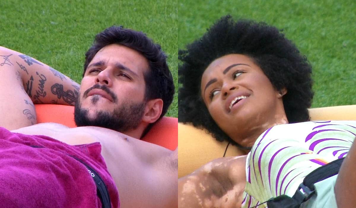 Rodrigo e Natália fazem a disputa principal do Paredão, segundo o resultado parcial da enquete do Diário 24 Horas. Foto: Reprodução/Globoplay