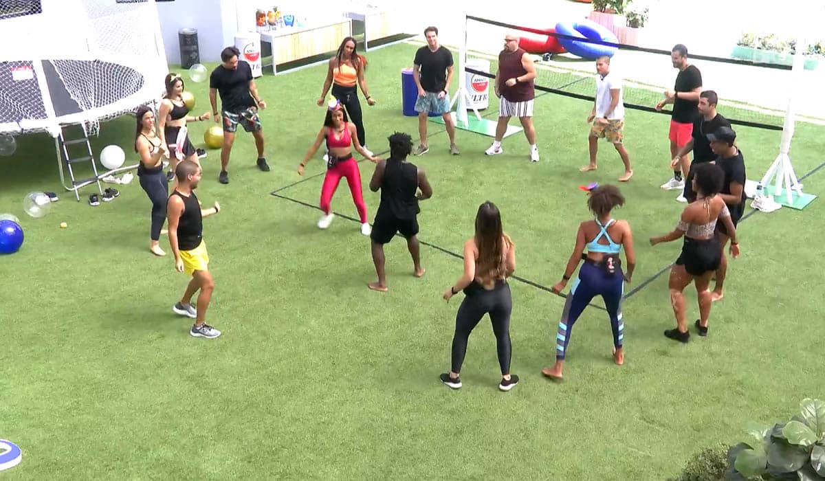 Ação no BBB 22 agita participantes à tarde. Foto: Reprodução/Globoplay