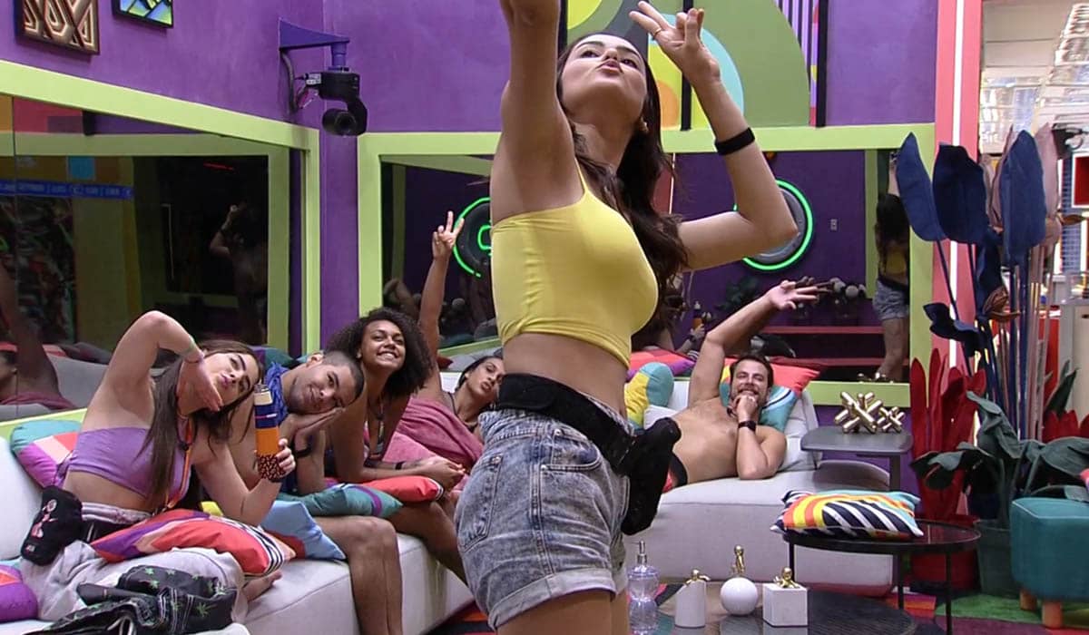 Participantes do BBB 22 aguardam prova do líder hoje. Foto: Reprodução/Globoplay